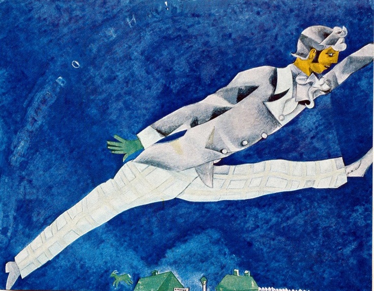 Chagall Il viaggiatore 1917 (226K)