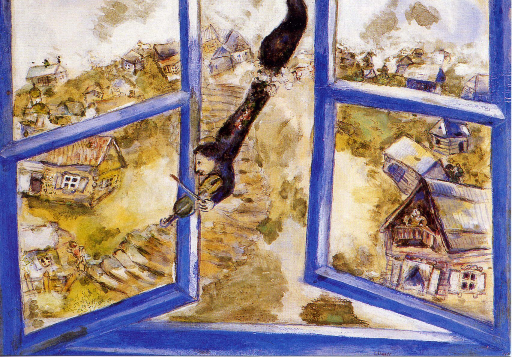 Chagall Il violinista celeste