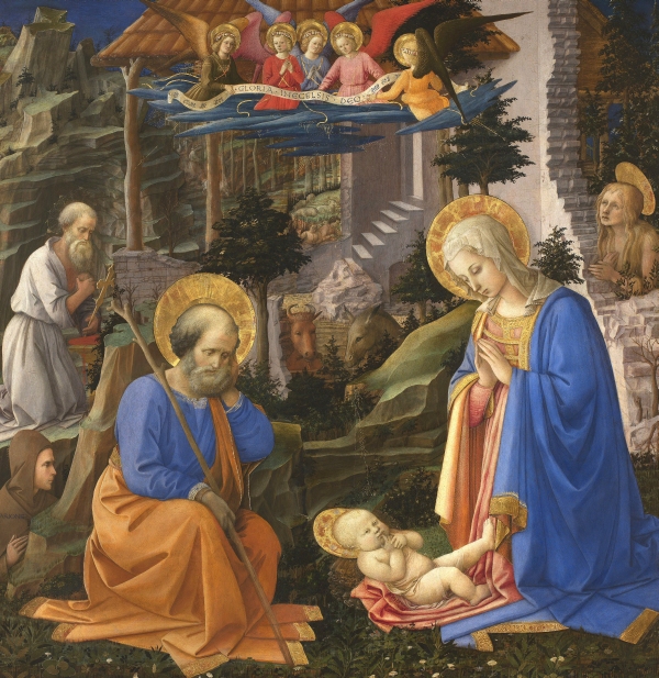 Filippo-Lippi Adorazione bambino pala Annalena (295K)