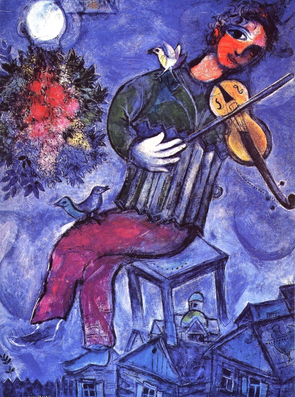 Violinista blu